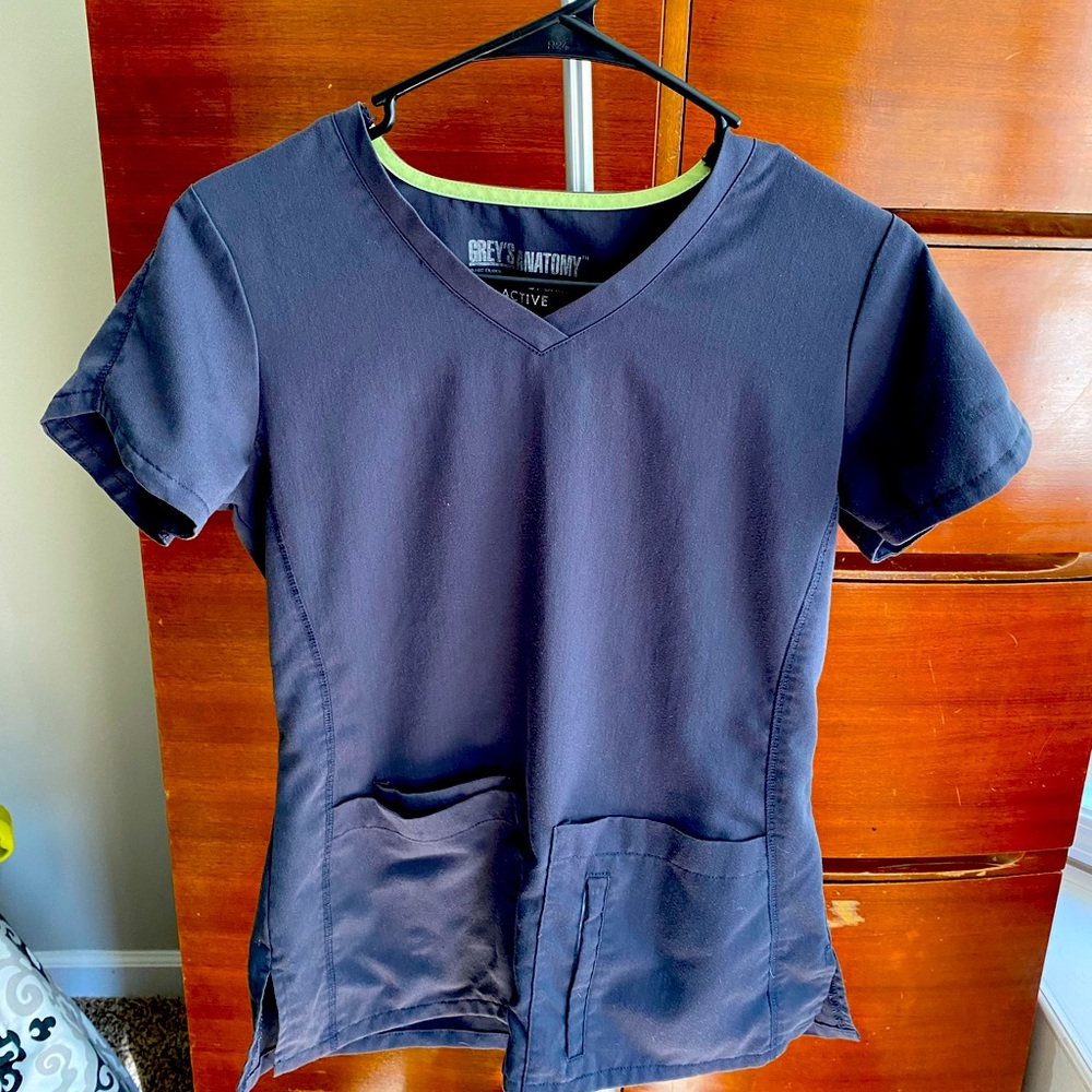 Grey’s Anatomy scrub set, Slate grey, xtra small, no visible tears or stains